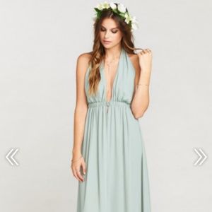 Show Me Your MuMu Luna Halter Dress XS